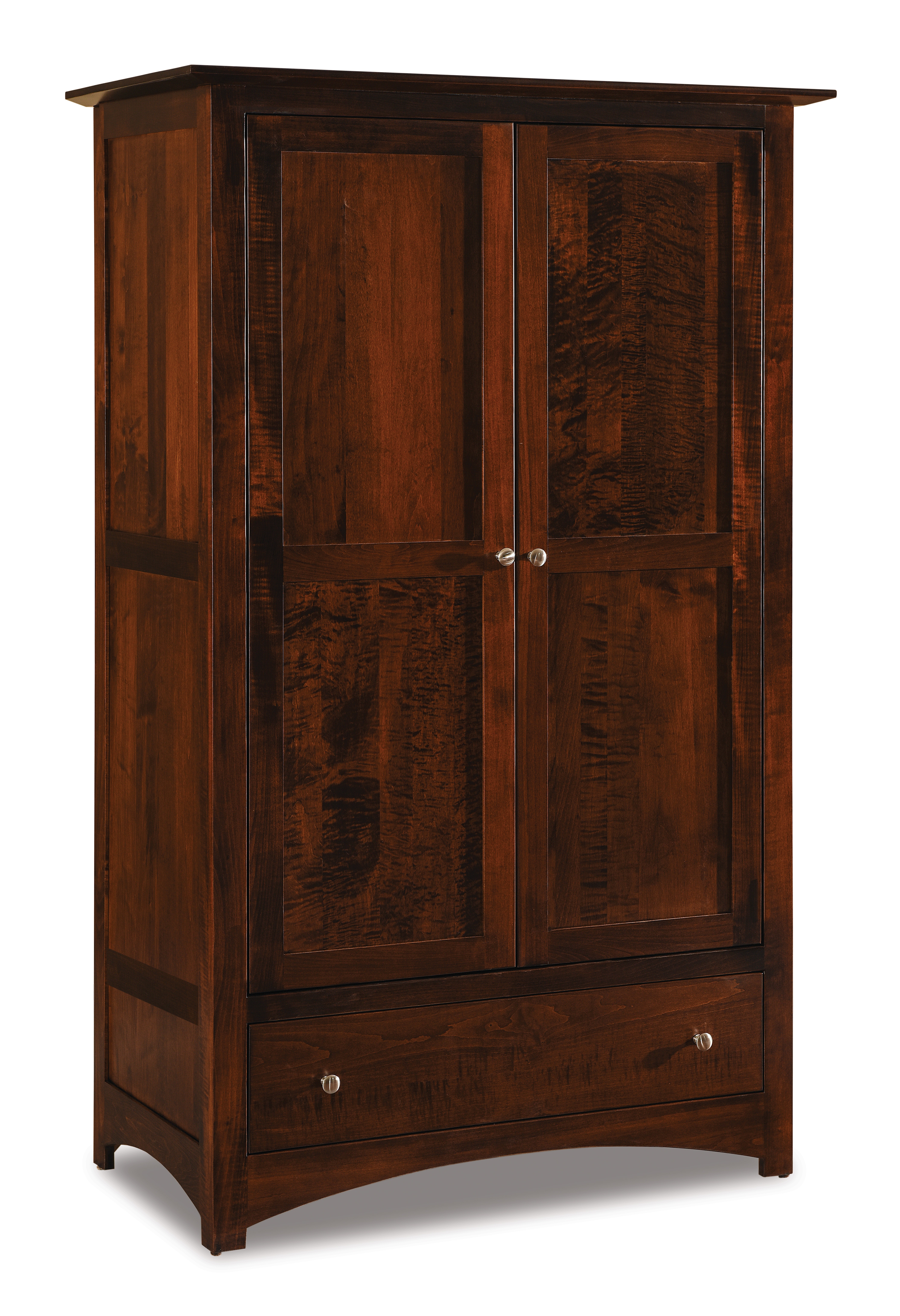  Finland Wardrobe Armoire 1 Dw, 1 Dr, 1 Clothes Rod & Shelf 