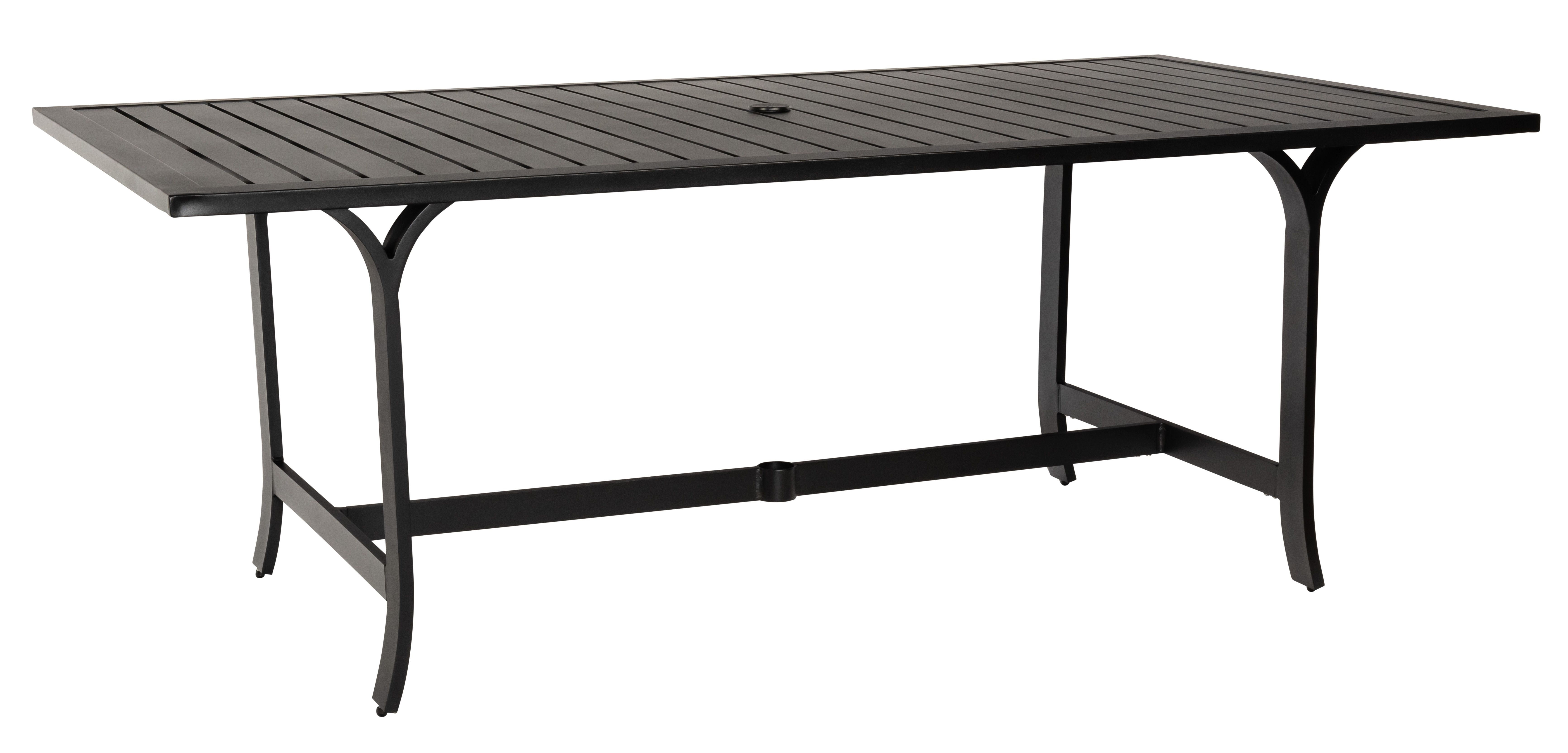 Rectangular Dining Umbrella Table 1X0707
