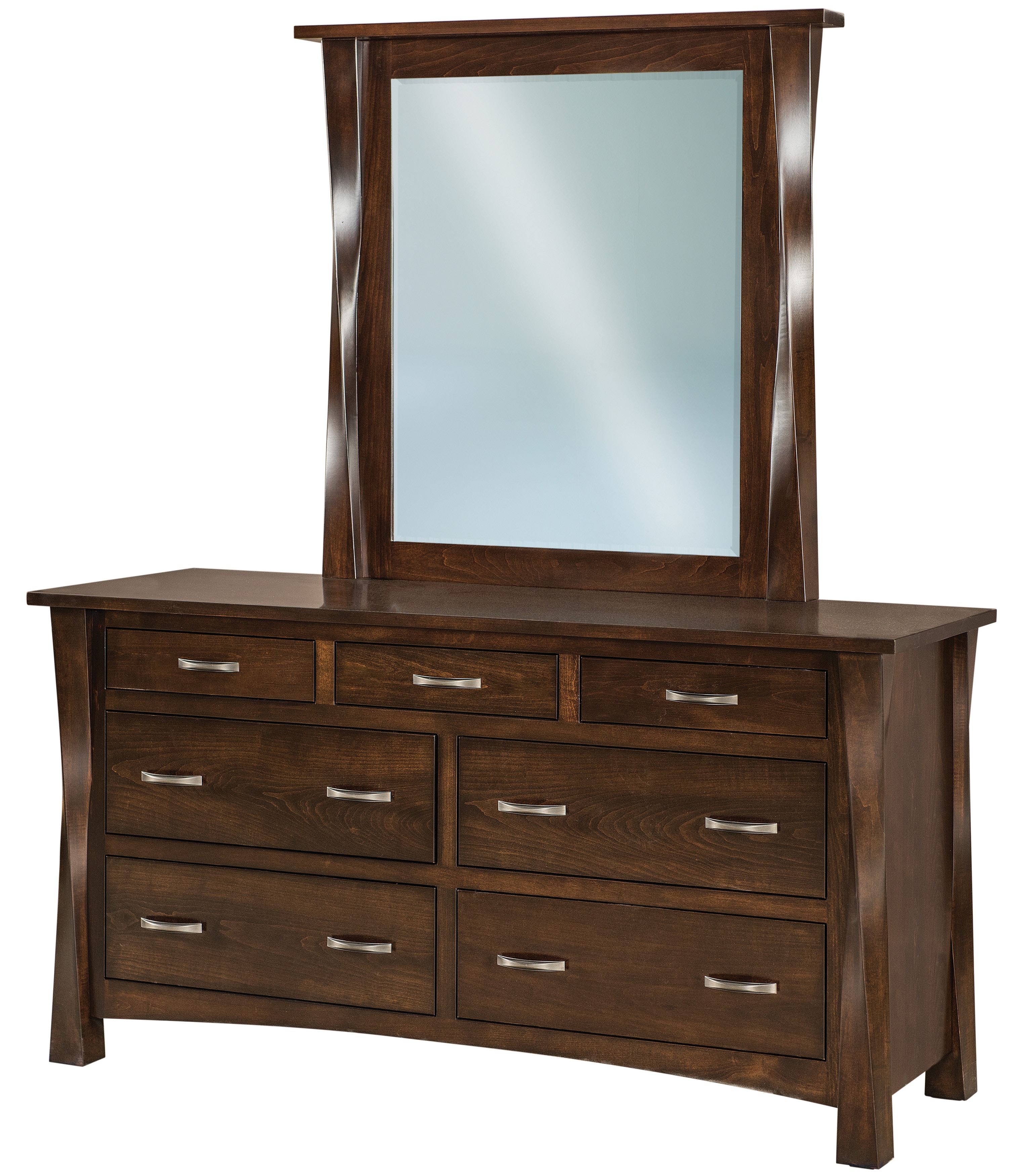  Lexington 7 Drawer Dresser with Mirror 