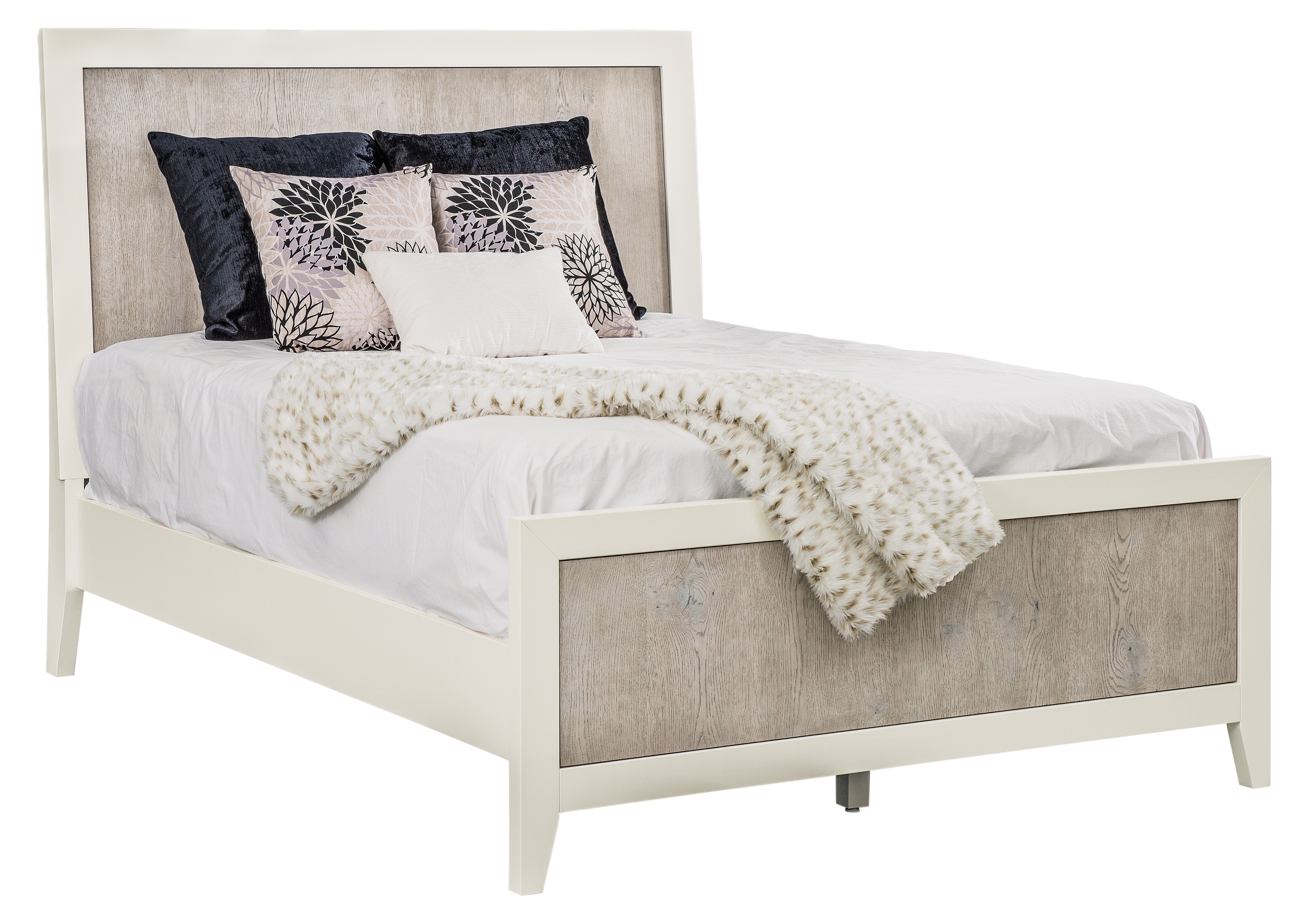  Lavale Wood Panel Bed 