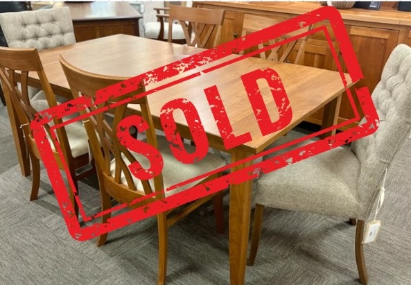  Madison Leg Table & 4 chairs: Clearance $1899 