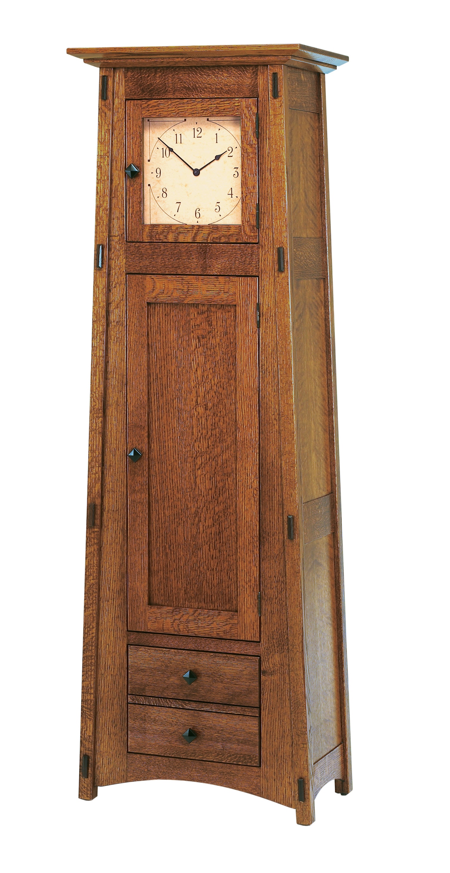  McCoy Glass Panel Clock 