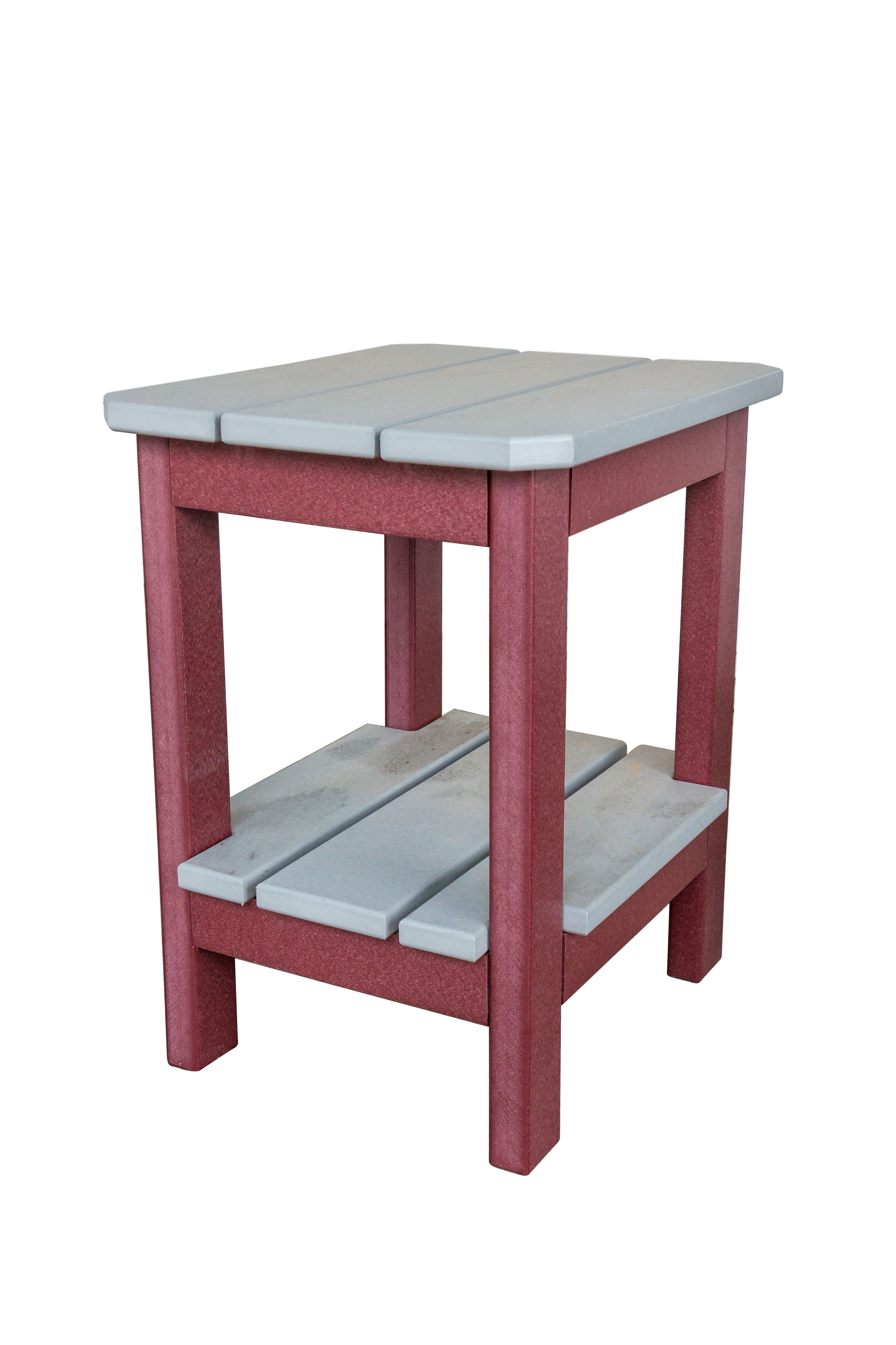  End Table W/Shelf 