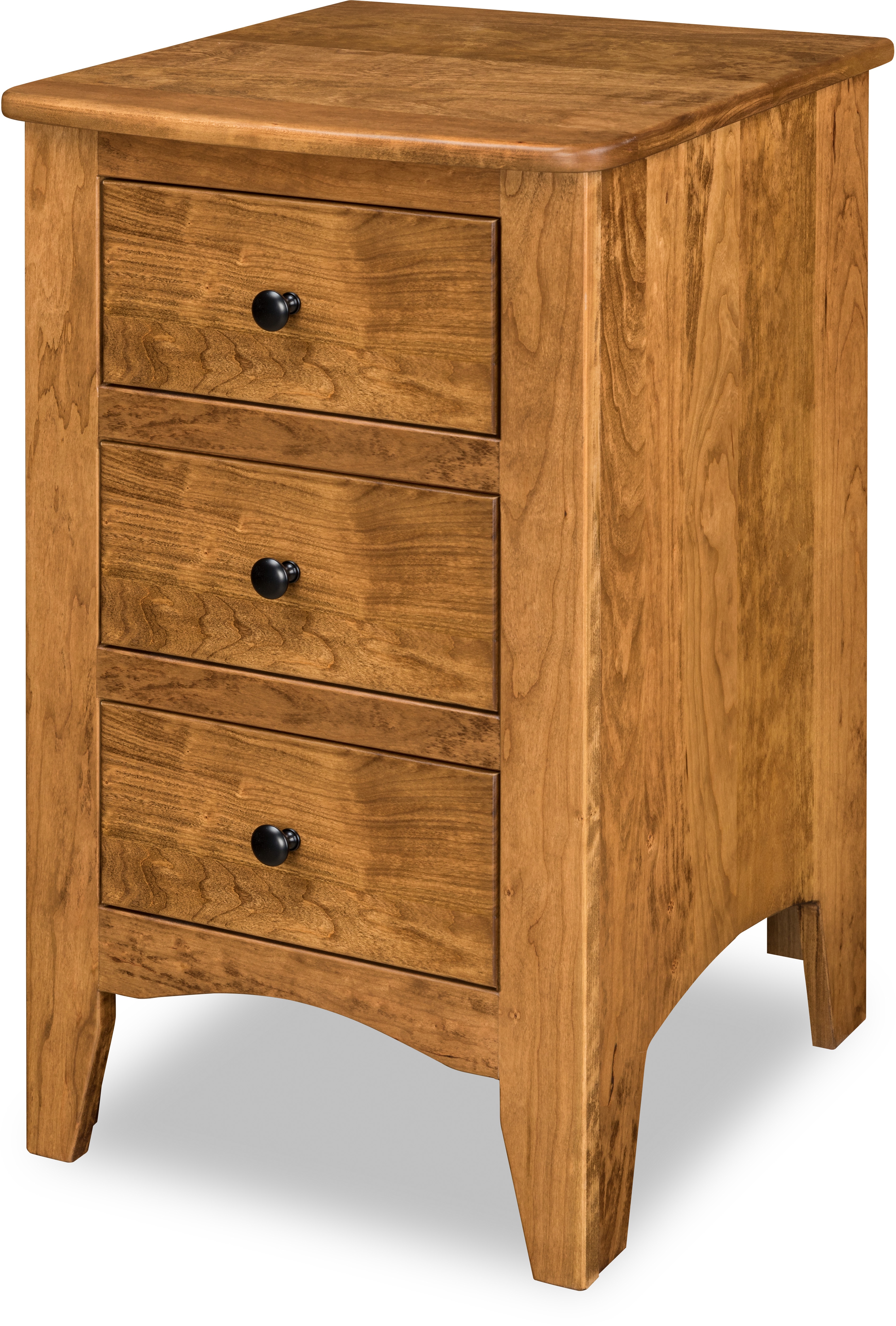  Carlston 3 Drawer Nightstand 