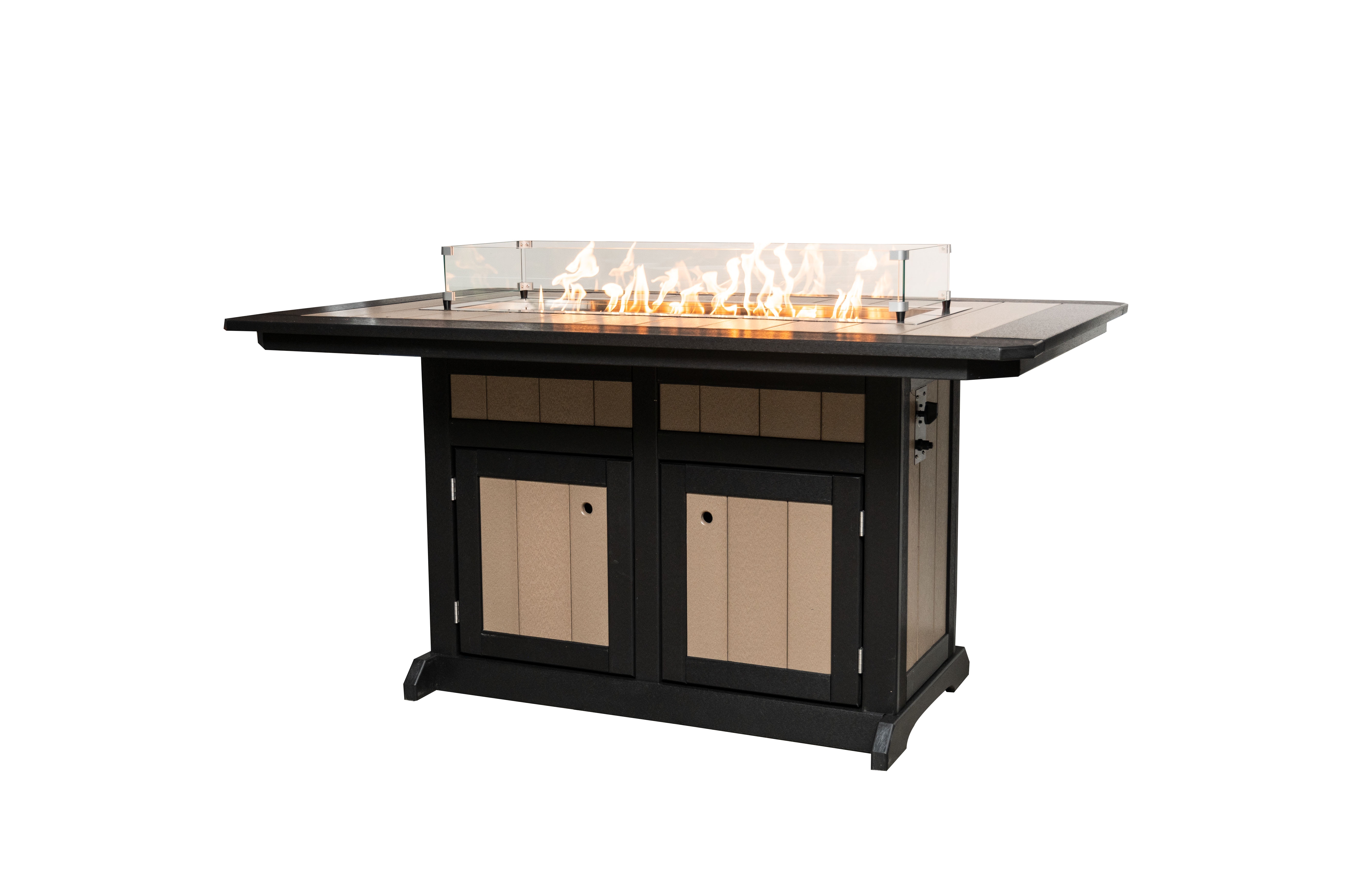  Counter Height Fire Pit Table 
