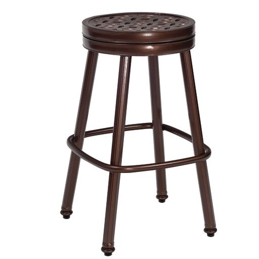 Round Swivel Bar Stool with Optional Seat Pad 3Y0668