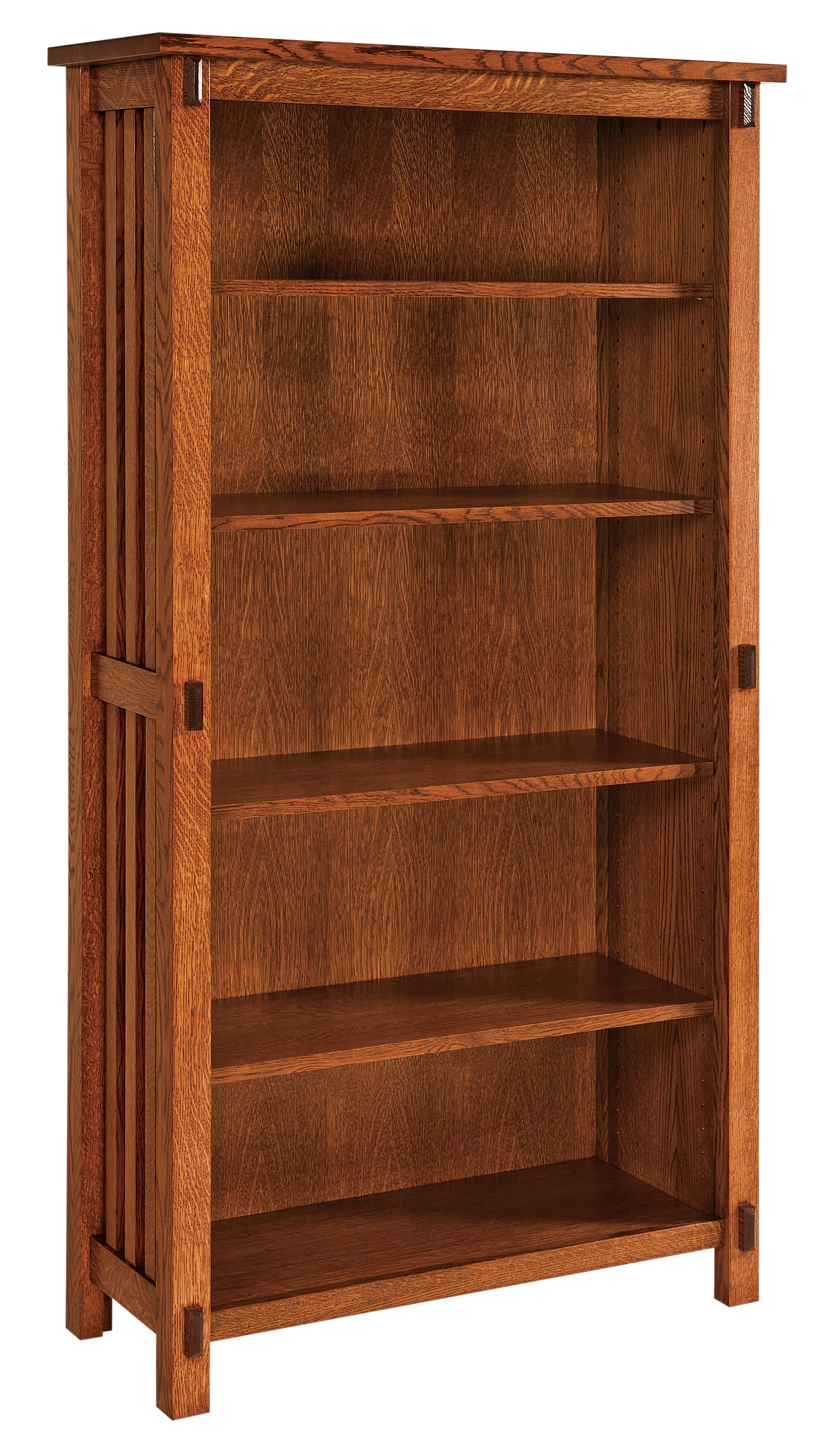 SC Rio Mission Bookcase - Amish Furniture Of Nebraska - Elkhorn, NE