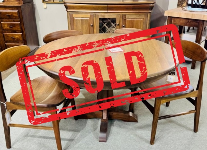  Ellis 48" Pedestal Table: Clearance $2769 