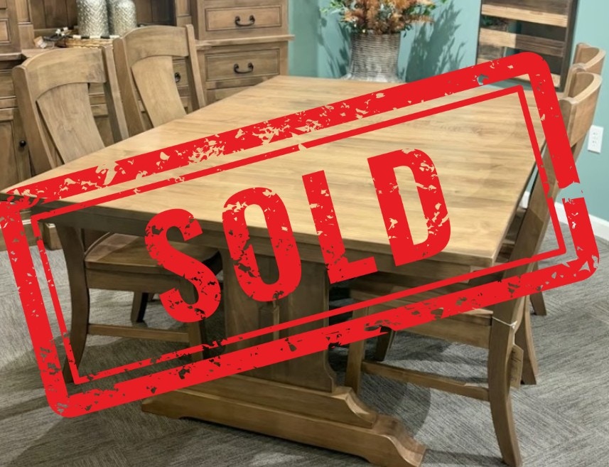  Mankato Trestle Table: Clearance $1319 