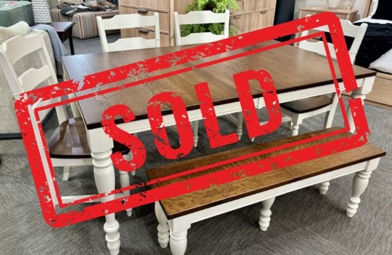  Farmington Leg Table 6-piece set: Clearance $3999 