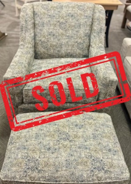 SB Chair & Ottoman: Clearance $1579 