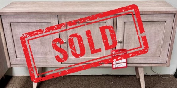  Marina Enclosed Sofa Table: Clearance $859 