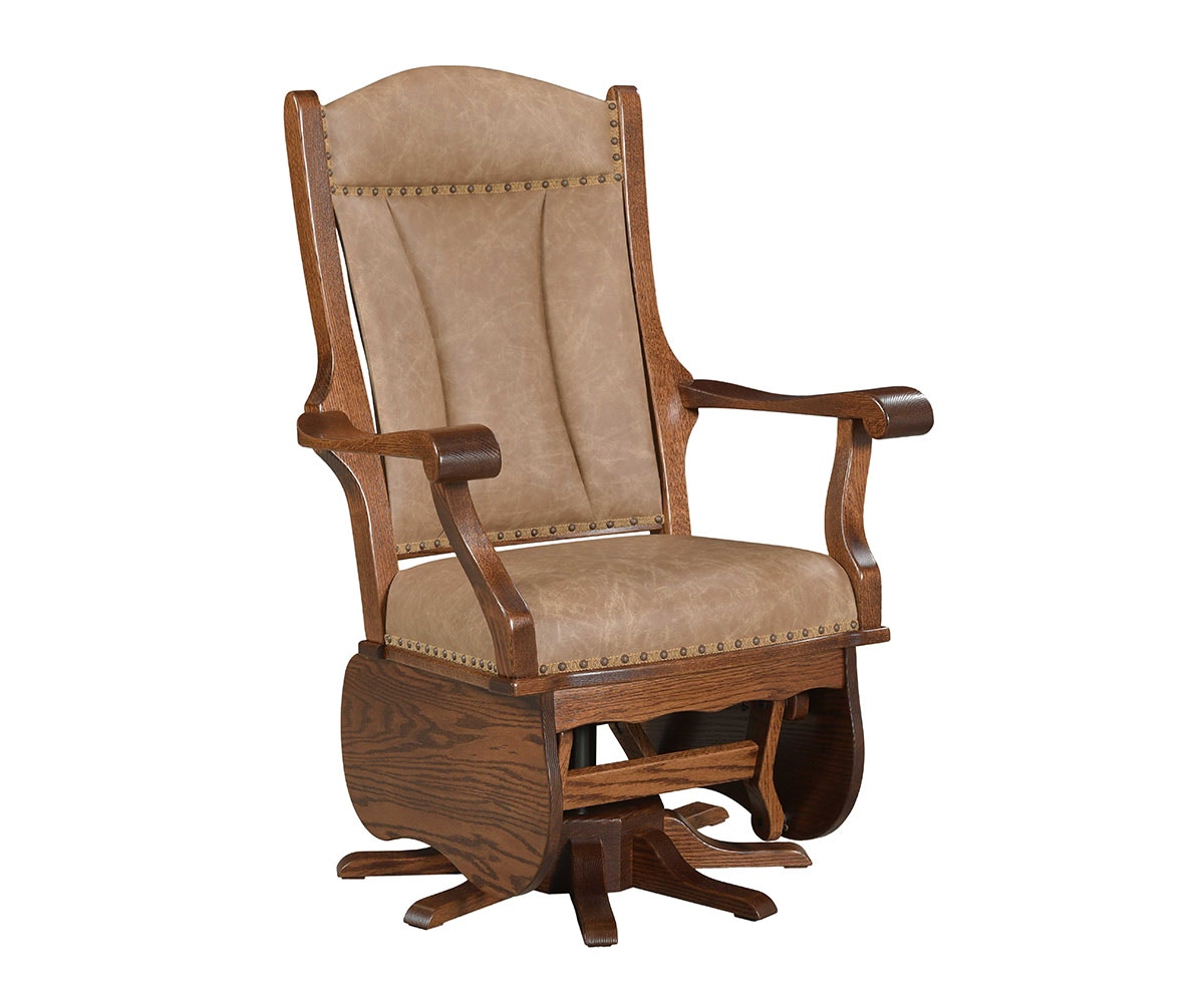  Oak Swivel Glider 