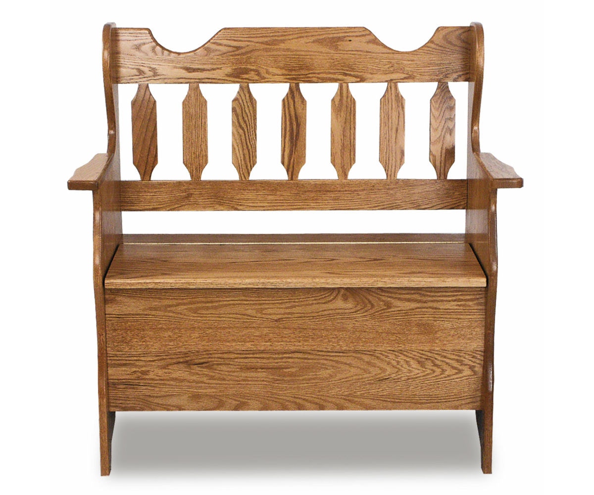  Slat Back Bench 