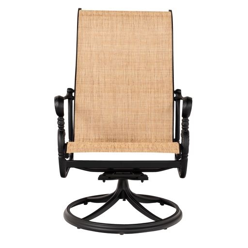 Sling Swivel Dining Arm Chair 1H0488