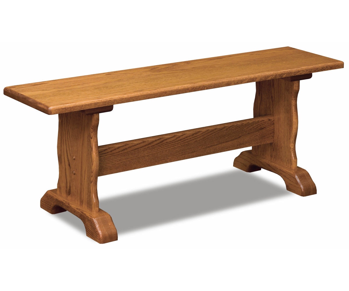  Traditional Trestle Bench 