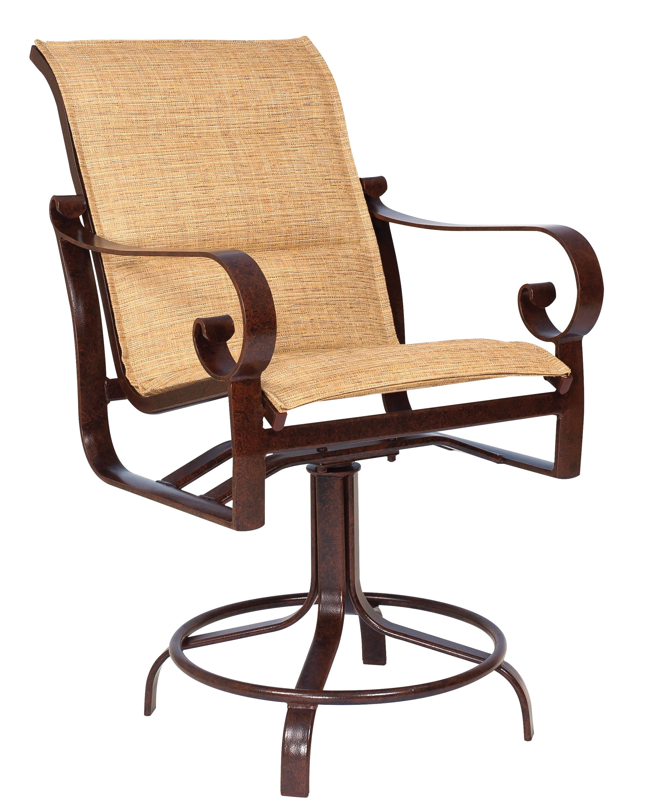 Padded Sling Swivel Counter Stool 62H569