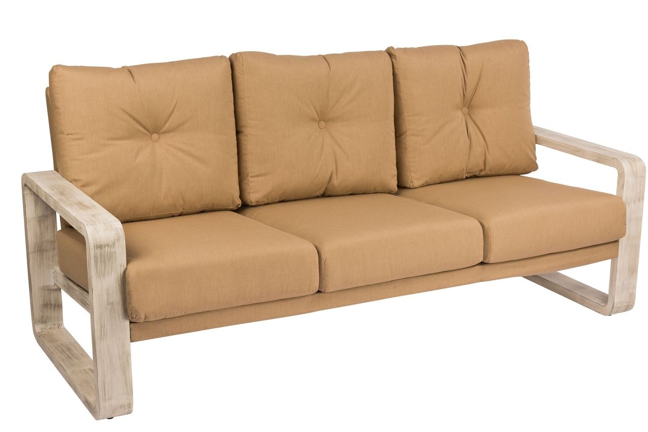 Sofa with Upholstered Back 7D0820