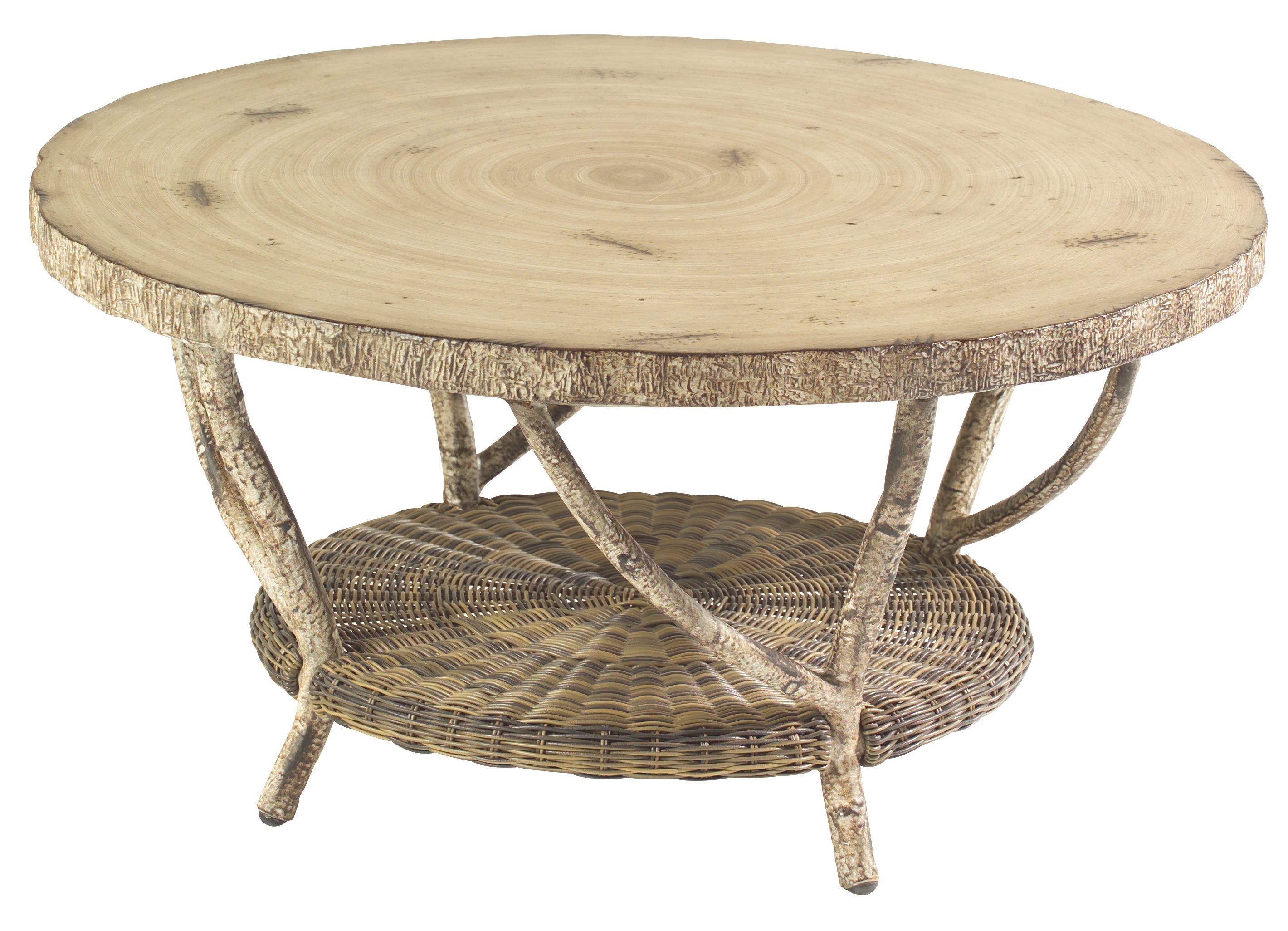 Coffee Table with Faux Birch Top S545211