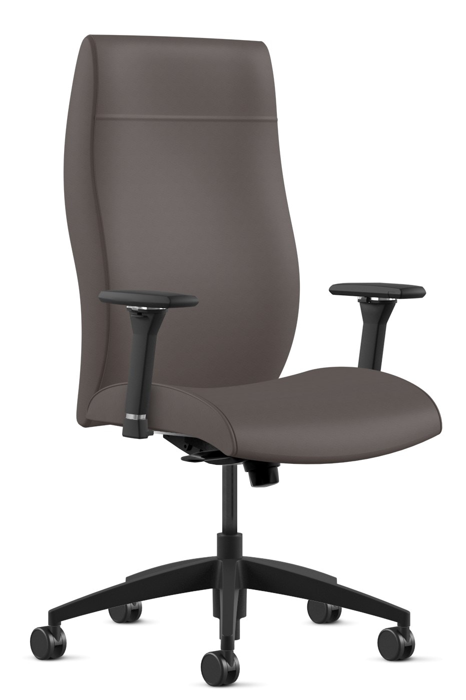  Acclaim highback ergonomic chair. The rectilinear shape, the fine stitching and the dual foam layer construction and the synchro-tilt mechan Acclaim Y3