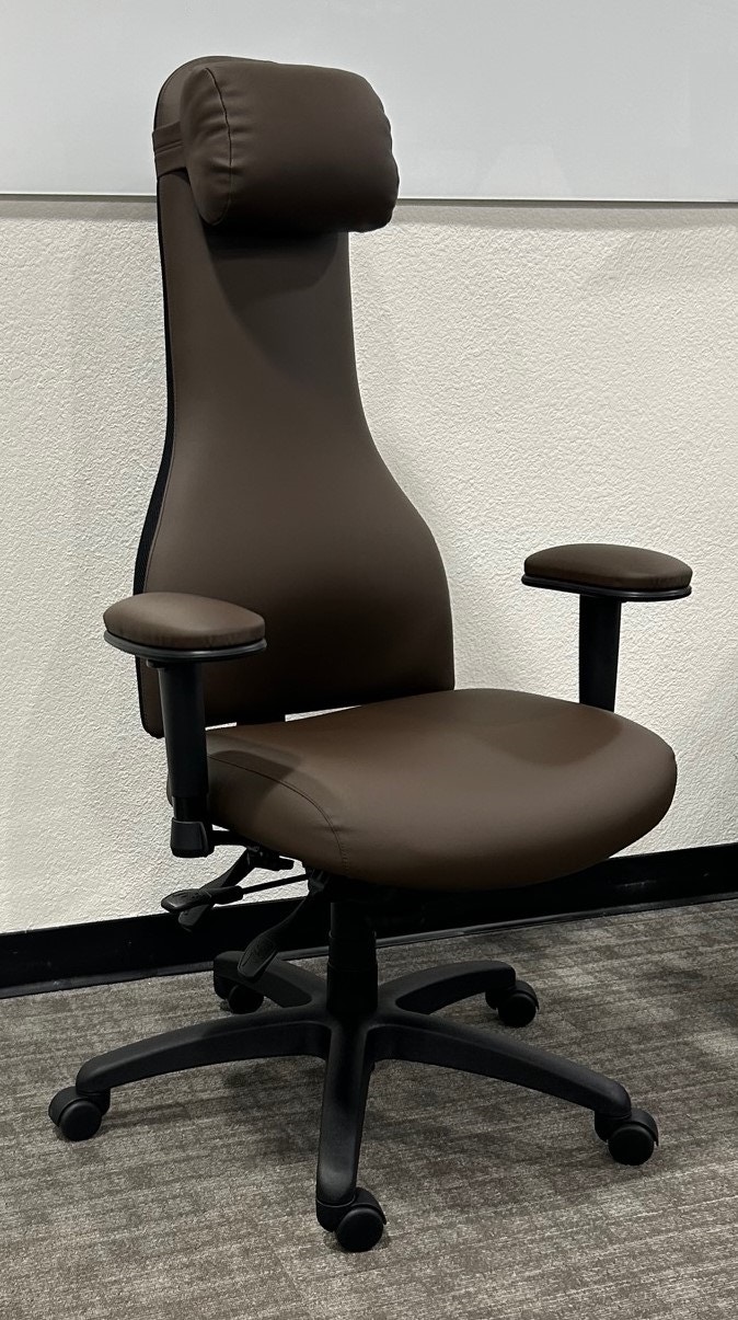  Carmel Executive Highback Chair. The unique design with the narrow upper back shell encourages a “shoulders back” posture, which is the way  8298