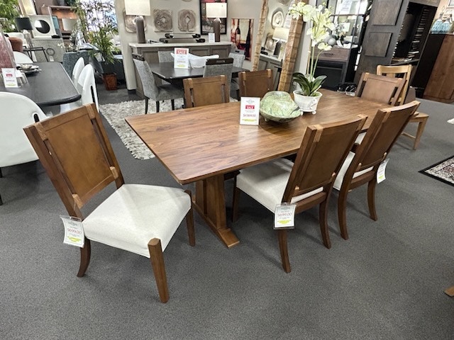 LINCOLN 7 PIECE DINING SET CLR001