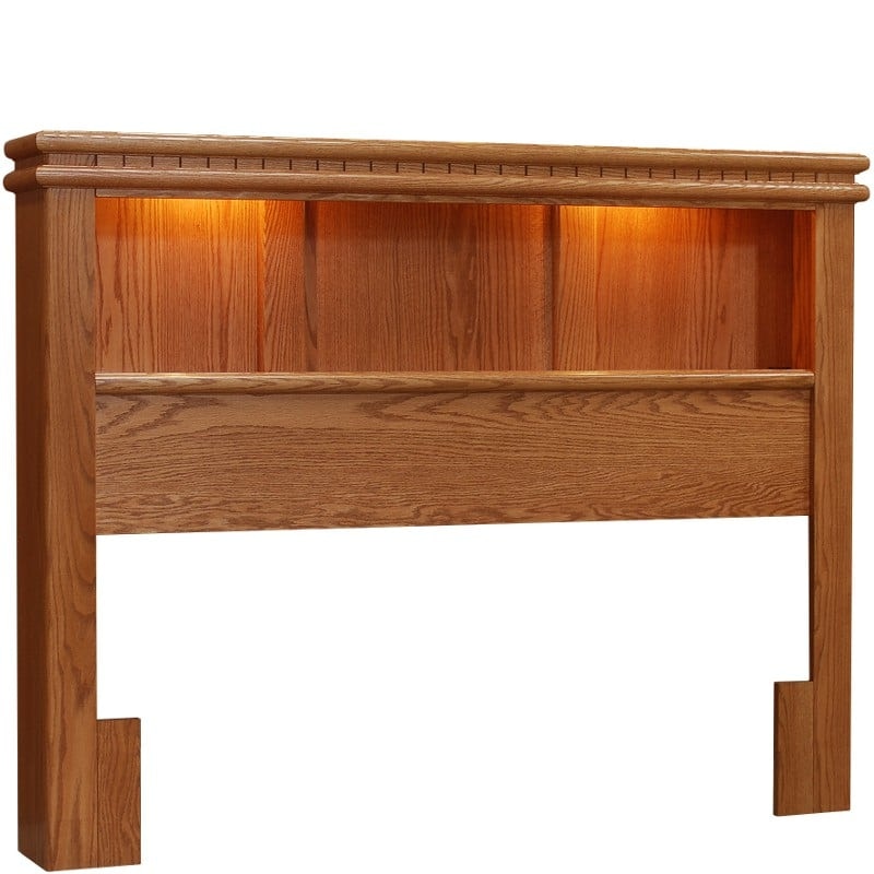Vintage Flat Top Bookcase Headboard WV9408 Borofka’s Furniture