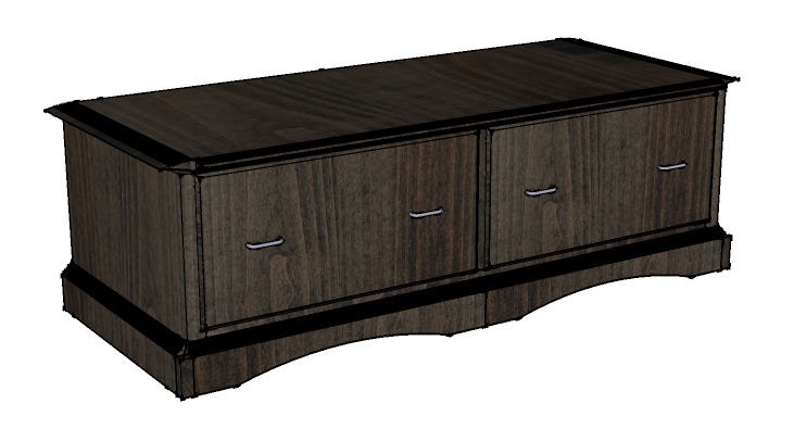 Abalone Double Hall Tree Base Aw1113 Borofka S Furniture
