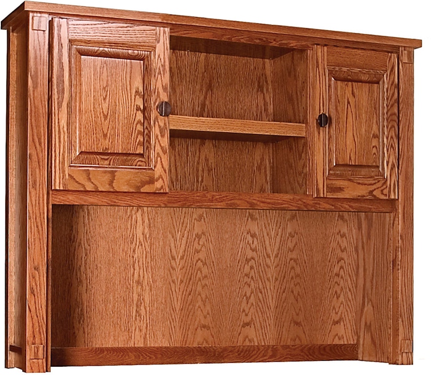 Abalone Narrow Desk Hutch Aw2291 Borofka S Furniture Woodbury