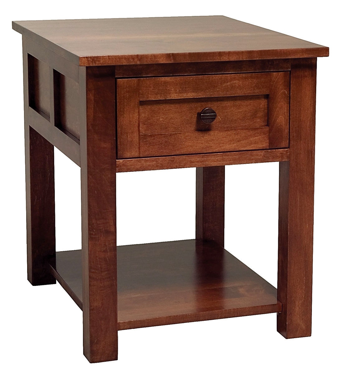 1 drawer end table