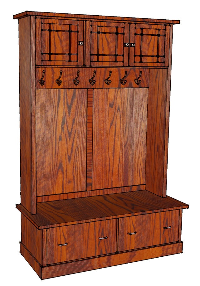 Double Hall Tree AW9112 Borofka’s Furniture Woodbury, Burnsville