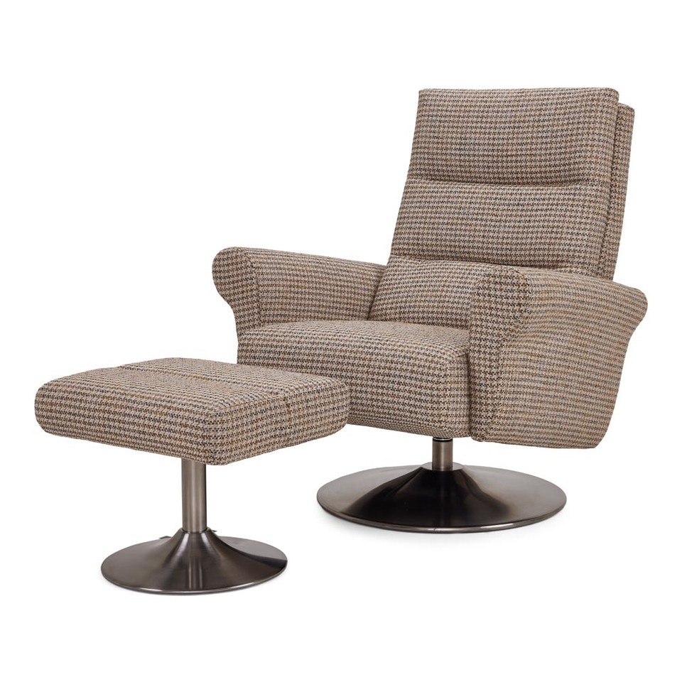 Carter Chair & Ottoman Combo CER-CHO-ST - Borofka's Furniture