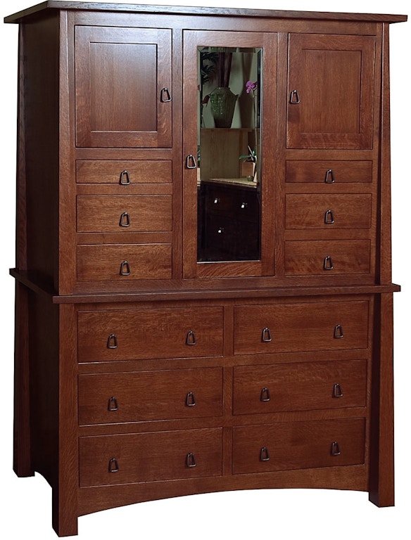 Precision Crafted Bedroom Vegas Armoire With Mirror Door Pc4600