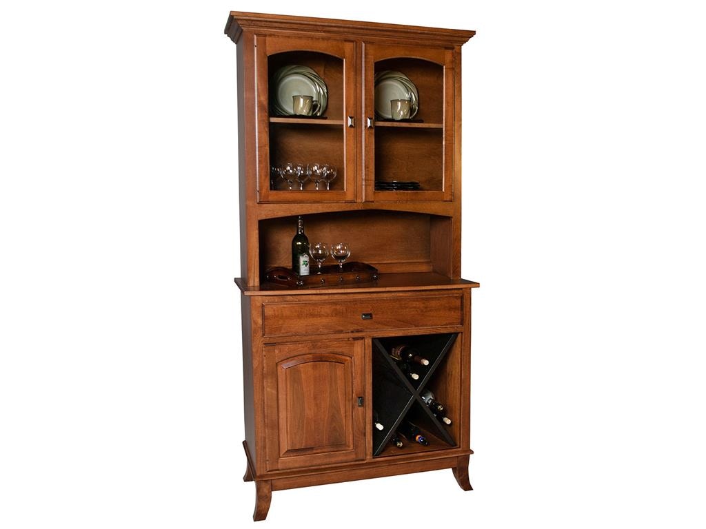  Arched 2Do Hutch & Buffet-Wine MC8000-1W