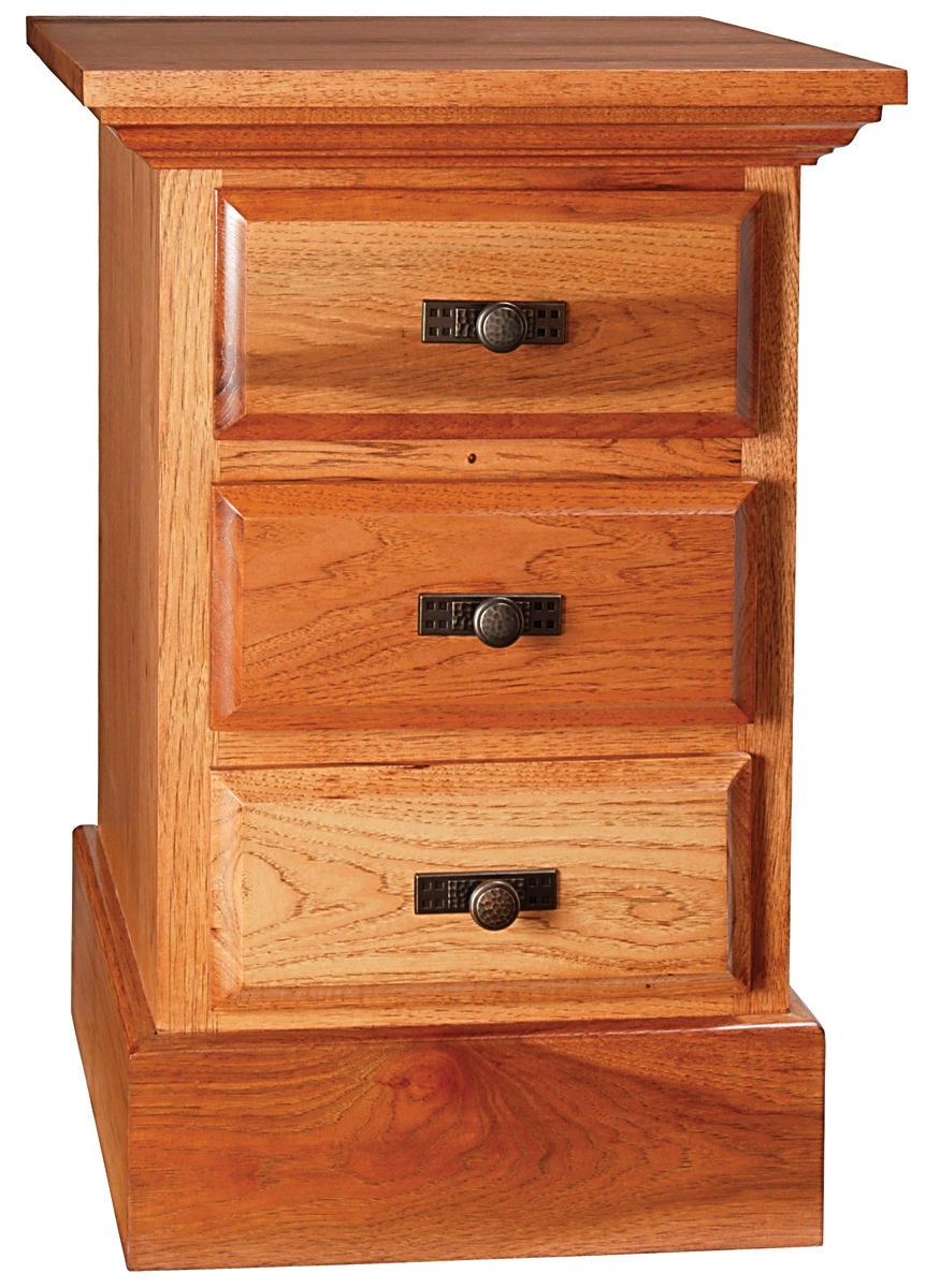 Abalone 3 Drawer Narrow Nightstand SC2931 Borofka’s Furniture