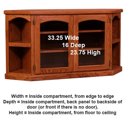 Corner Tv Stand50 Inch WV3552 Borofka’s Furniture Woodbury