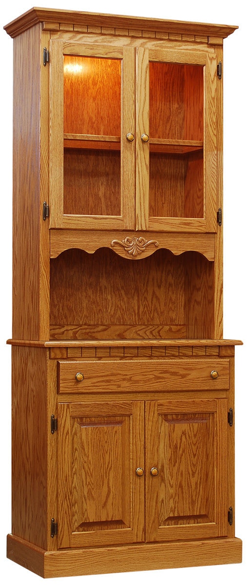 Narrow china hutch discount