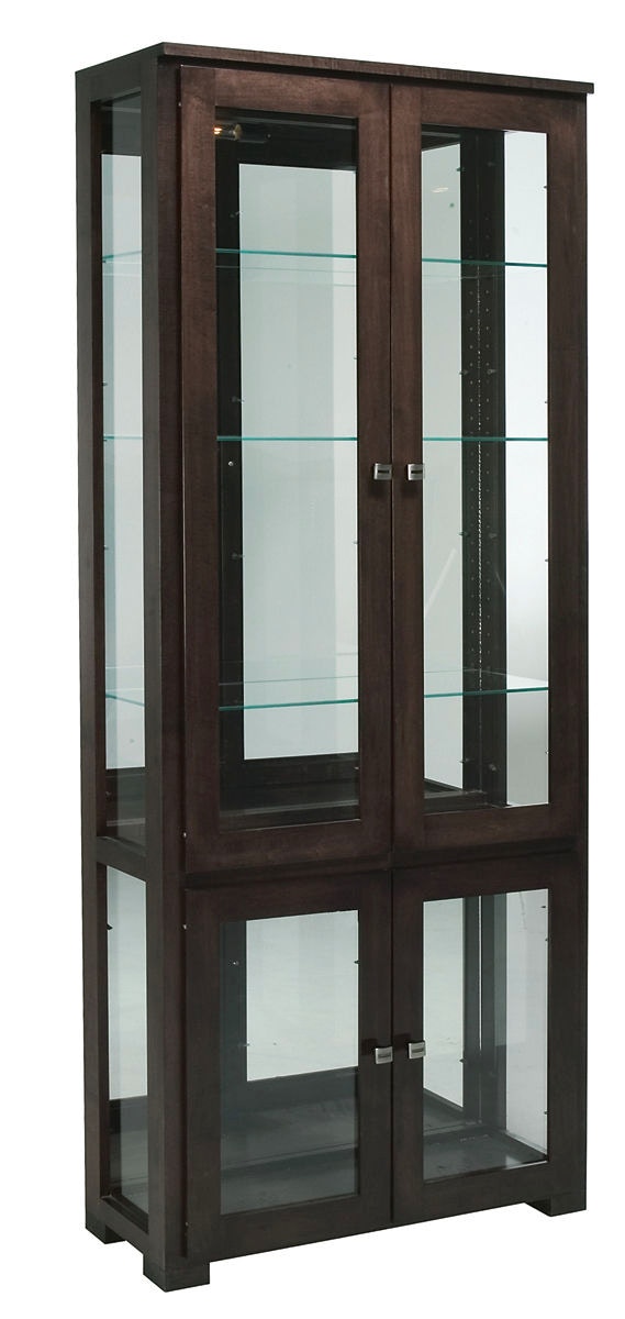 Willow Valley Dining Room Double Curio Cabinet Wv4166 Borofka S