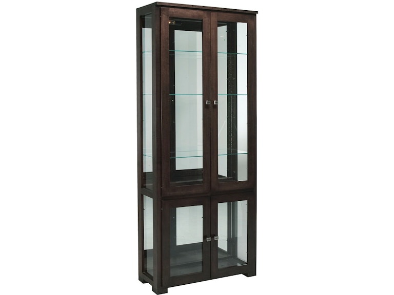Willow Valley Dining Room Double Curio Cabinet Wv4166 Borofka S