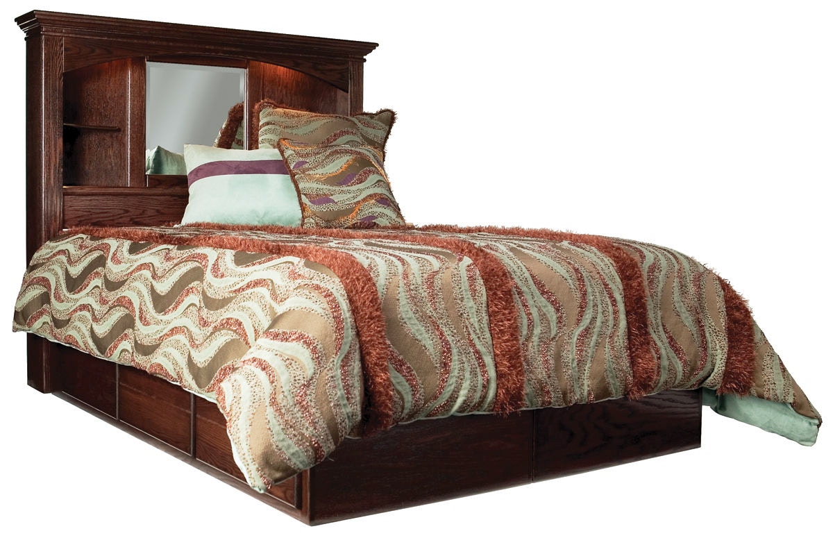 Willow Valley Bedroom Bookcase Headboard Drawers Wv9310 Dr