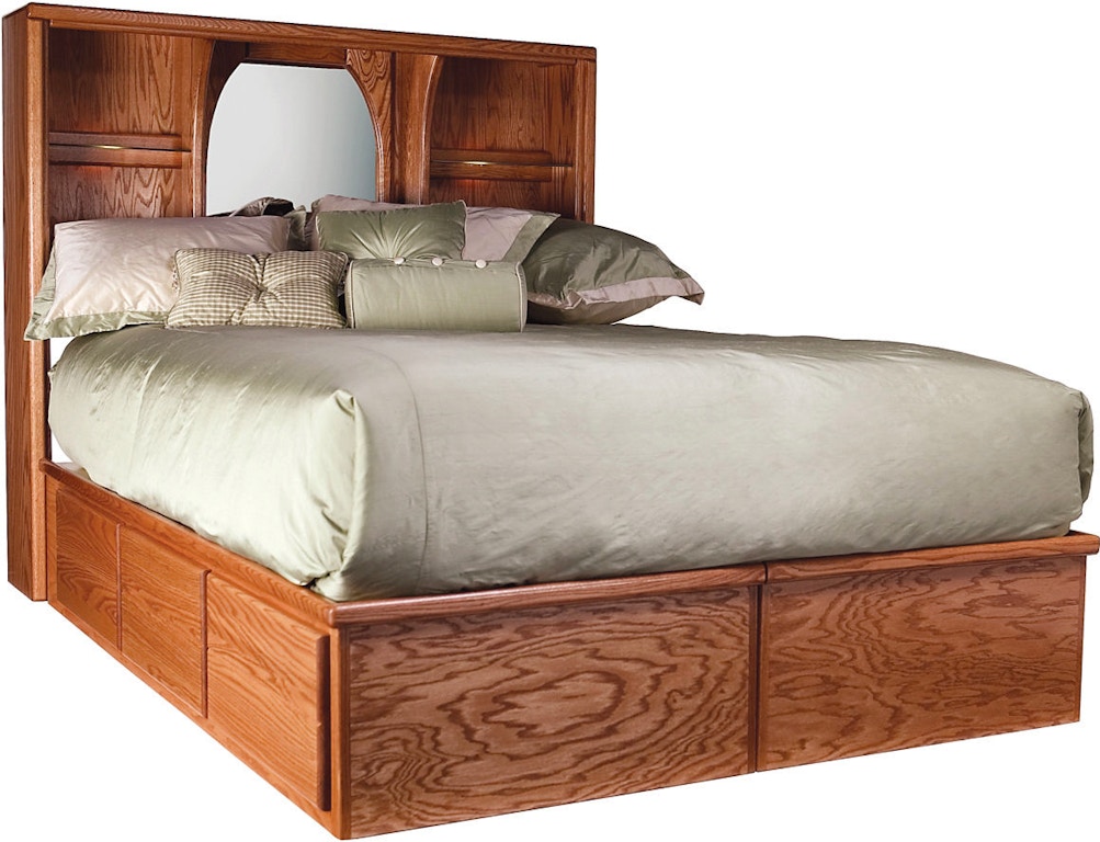Willow Valley Bedroom Laser Bookcase Headboard Drawers Wv9510 Dr