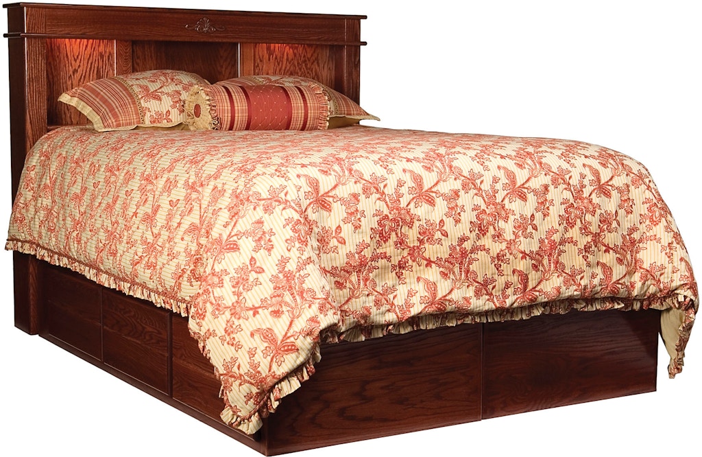 Willow Valley Bedroom Bookcase Headboard Drawers Wv9605 Dr Borofka S Furniture Woodbury And