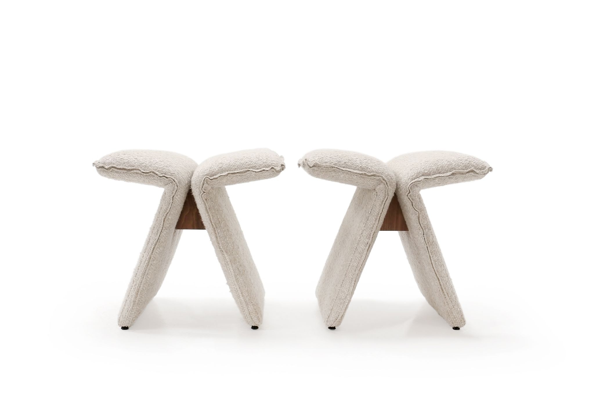  Butterfly 20 inch Upholstered Stool 