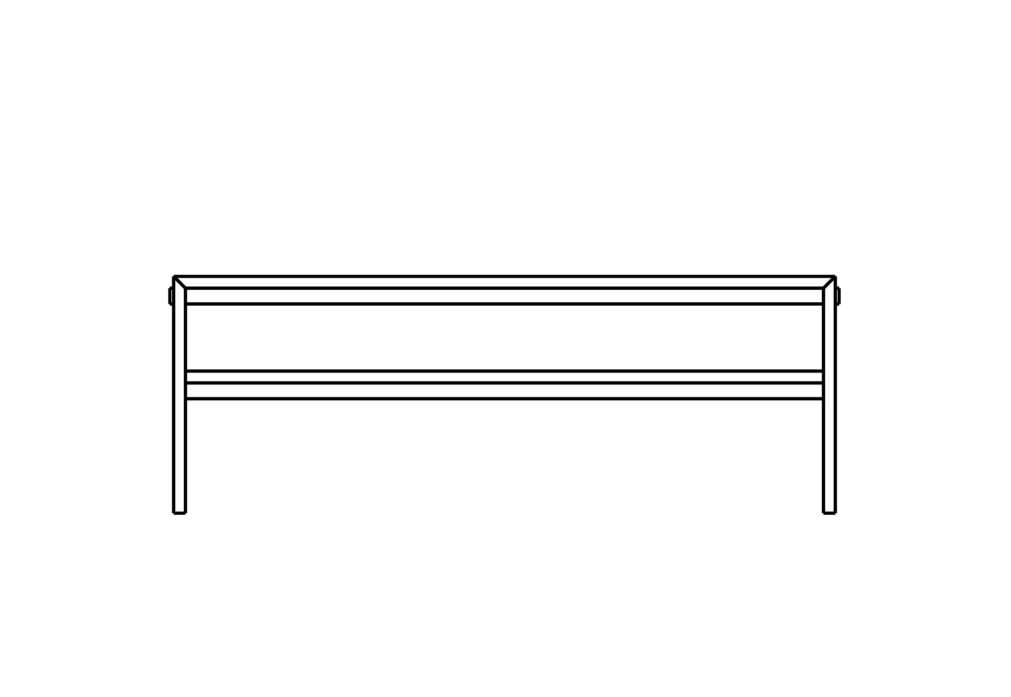  Menorca 84 inch Console w/Shelf 