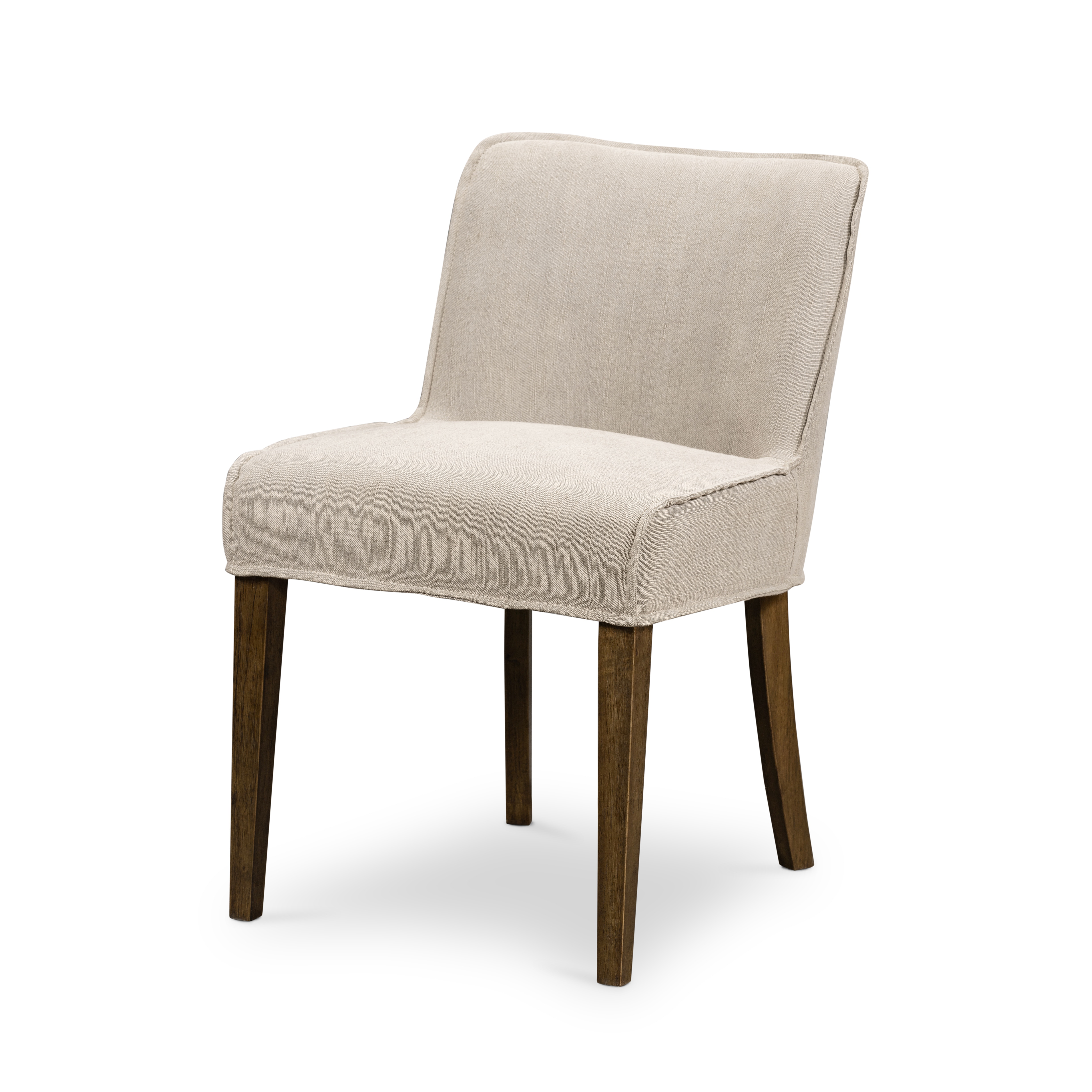  Aria Dining Chair-Heather Twill Stone 