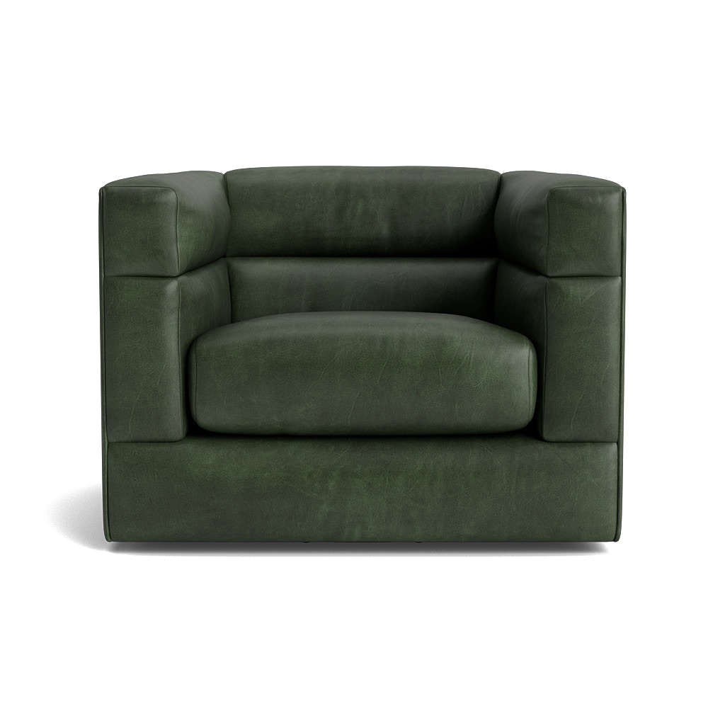  Bennet Leather Swivel Chair 