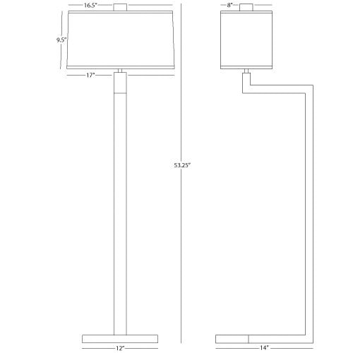 robert abbey doughnut floor lamp