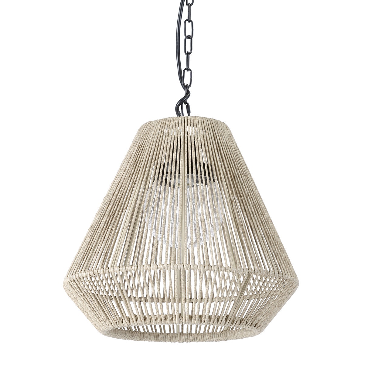  Tanner Outdoor Pendant Tapered Natural 