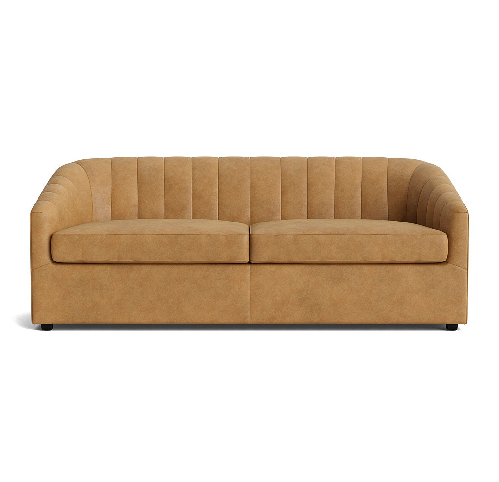  Landry Leather Channel Back Sleeper 