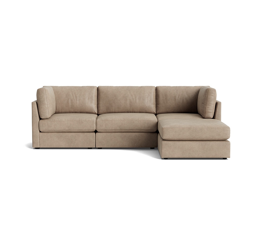  FRANCO II LEATHER 4 PIECE SECTIONAL 